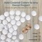Nautical Crush Trading; Flat Marbles Vase Filler 0.68 Lb 70 pcs Frosted White Glass Pebble Vase Clear Glass Stones for Vases Flat Glass Marble for Craft and Home Décor; Category:Gems & Rocks; Image:5